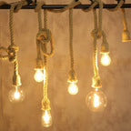 Retro Hemp Rope Vintage Countryside Pendant lamp - BeyPan