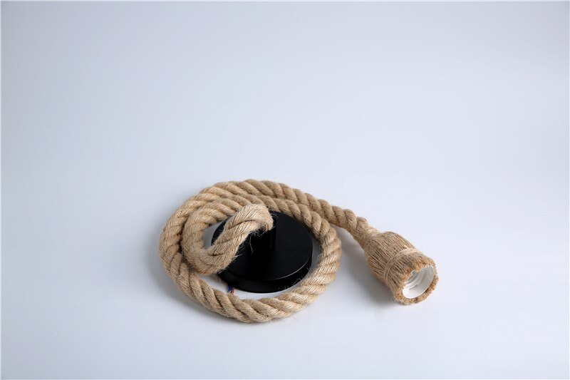 Retro Hemp Rope Vintage Countryside Pendant lamp - BeyPan