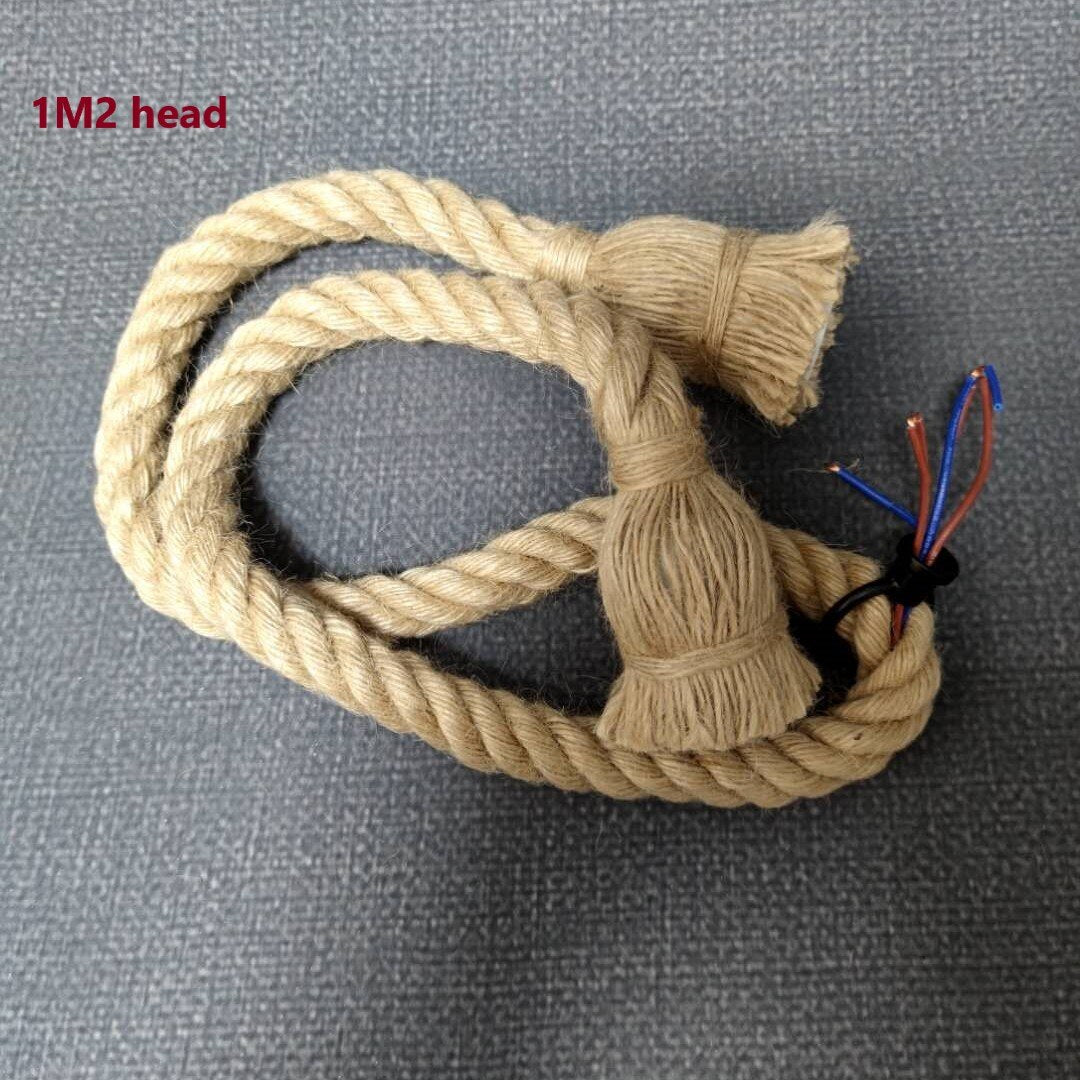 Retro Hemp Rope Vintage Countryside Pendant lamp - BeyPan