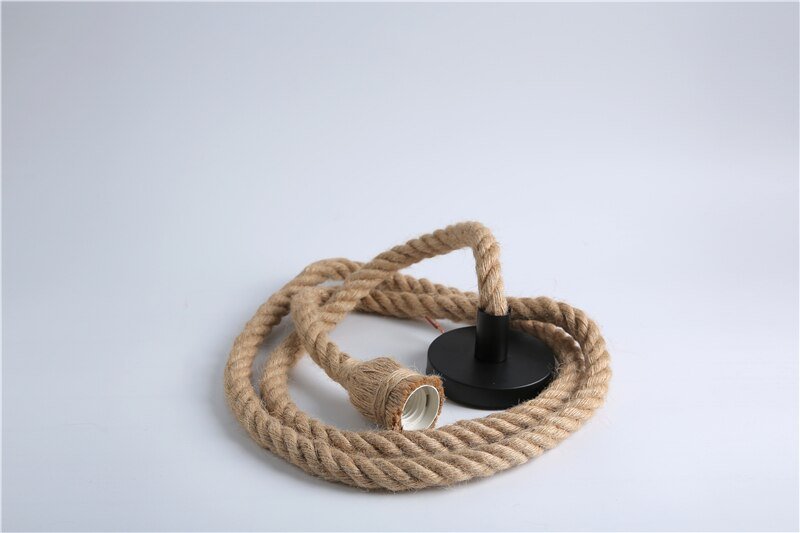 Retro Hemp Rope Vintage Countryside Pendant lamp - BeyPan