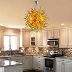 Shining Sun Blown Murano Glass Chandelier - Bespoke Luxury Lighting - BeyPan
