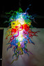 Spectrum Symphony Artisan Glass Chandelier - Vibrant Multi-Color - BeyPan