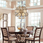 Sputnik Chandelier Dandelion Shape Hollow Out Steel Plates - BeyPan