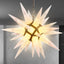 Starburst Chandelier White Icicles Glass - BeyPan