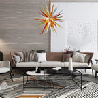 Supernova Artisan Sputnik Blown Glass Chandelier - Vibrant Multi-Color - BeyPan