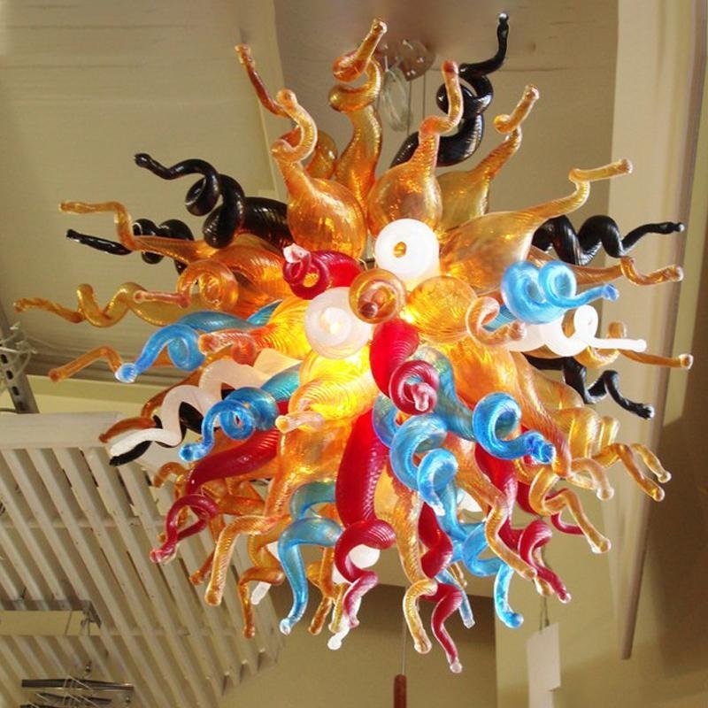 Symphony of Color Murano Style Glass Chandelier - Vibrant Colorful - BeyPan Hauptbild