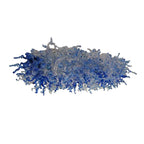 Tripping The Light Blown Glass Chandelier Blue And Clear - BeyPan
