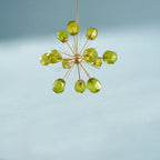 Veridian Jewel Sputnik Chandelier - Faceted Emerald Glass Shades - BeyPan