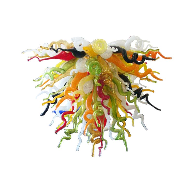 Vibrant Burst Artisan Murano Style Blown Glass Chandelier - BeyPan