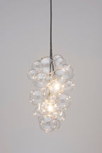 Waterfall Clear Smooth Glass Bubbles Cascade Chandelier - BeyPan