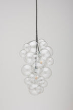 Waterfall Clear Smooth Glass Bubbles Cascade Chandelier - BeyPan